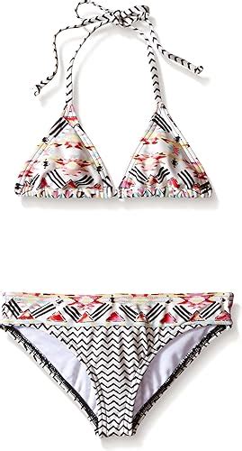 Amazon Billabong Girls Triangle Bikini Set Clothing