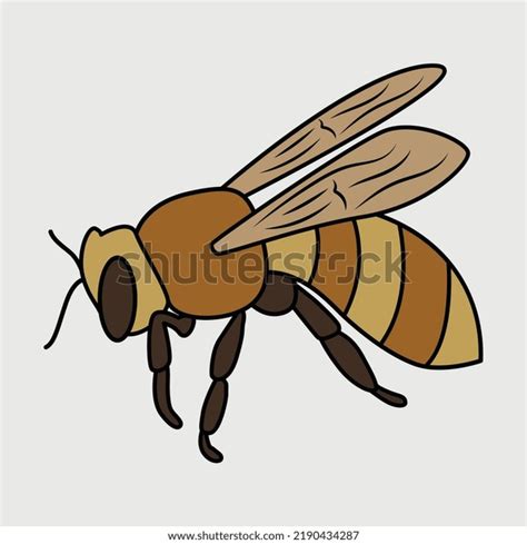 Bee Clipart Svg Printable Vector Design Stock Vector (Royalty Free ...