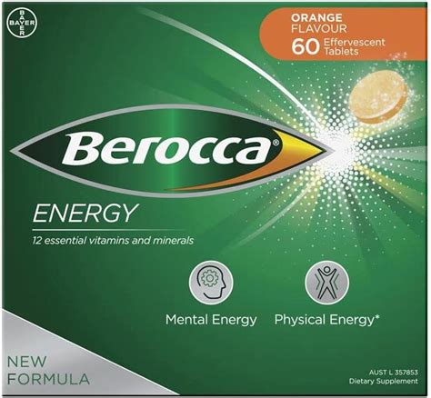 Amazon Berocca Energy Vitamin B C Mango Orange Flavour