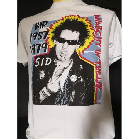 เสอวงนำเขา Rip Sid Vicious Sex Pistols Anarchy in The UK Punk Rock Hardcore Retro Style