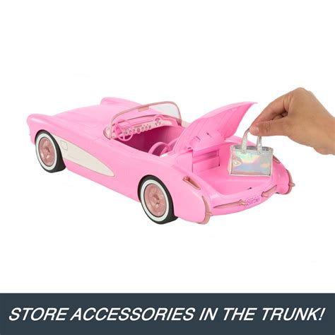 Barbie The Movie Hot Wheels Remote Control Barbie Corvette Car Smyths Toys Uk