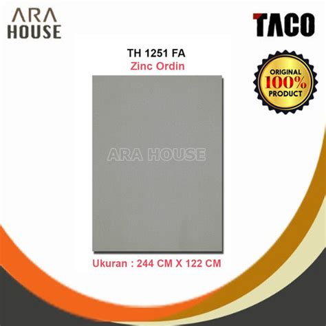 Jual TACO HPL KODE TH 1251 FA Zinc Ordin Kota Medan CV ARA HOUSE