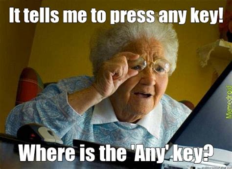 Press Any Key Meme Subido Por Ybovr Memedroid