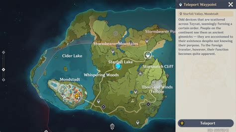 Genshin Impact Map Genshin Impact