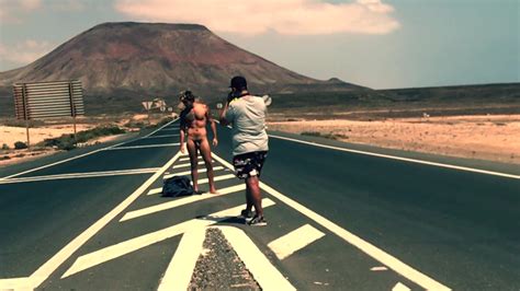 Naked Photo Shoot On The Road ThisVid