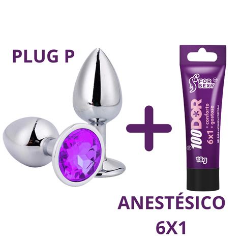 KIT Anal Iniciante Plug Anal Pequeno Lubrificante Anal 100 DOR SEX SHOP Shopee Brasil