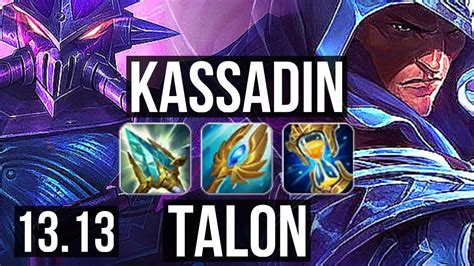 Kassadin Vs Talon Mid Rank Kassadin Legendary Tr