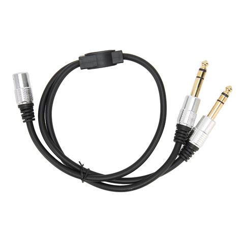 Stereo Splitter Y Cable Dual Channel 35mm Female To Dual 635mm Male Y