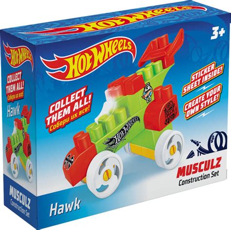 Машинка конструктор Mattel Hot wheels серия Musculz Hawk купить с доставкой по