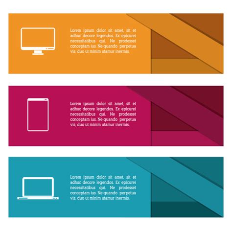 electronics product banner vector