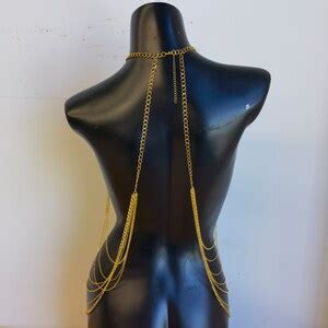 Sexy Crystal Tassel Body Chain Bikini Body Chain Festival Etsy