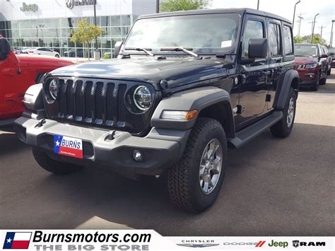 New 2020 Jeep Wrangler Unlimited Freedom Sport Utility In Mcallen 20943 Burns Motors Ltd