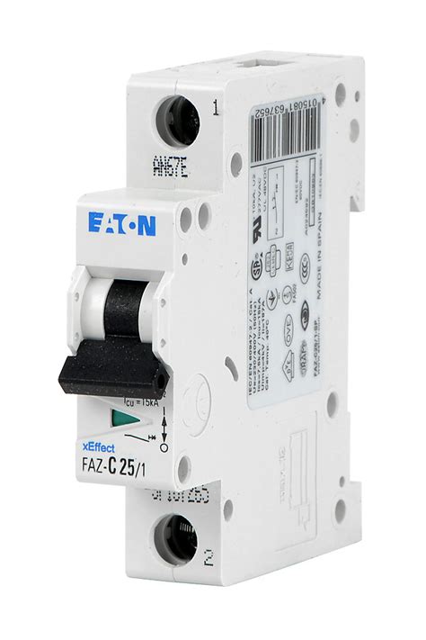 Miniature Supplementary Protector: 25A, C curve (PN# FAZ-C25-1-SP ...