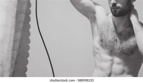 Man Naked Torso Beard Stock Photo Shutterstock