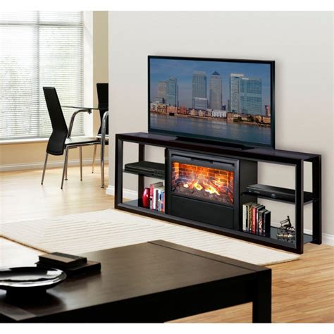 Угловая тумба под тв с камином в интерьере (74 фото) - красивые ...