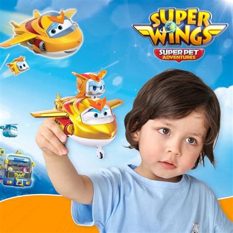 Snapklik Super Wings 5 Transforming 2 Pack Supercharged Golden