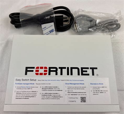 Fortinet FortiSwitch 108E PoE Managed Gigabit Ethernet Switch (FS-108E ...