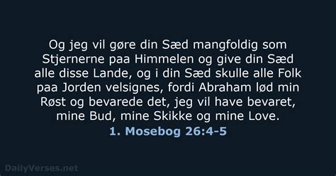 Den Oktober Dagens Bibelvers Da Mosebog