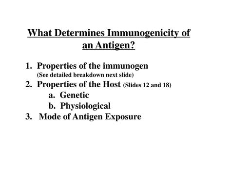 PPT Antigen Structure And Immunogenicity PowerPoint Presentation