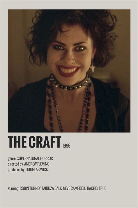 THE CRAFT by srsanwy Pôsteres de filmes Posters de filmes