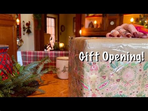 ASMR Opening Subscriber Christmas Gifts Soft Spoken Thank You Donna