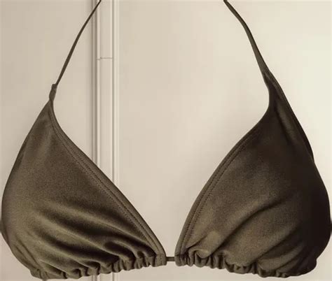 Corpi O Triangulito Bikini Mujer Lycra Brillosa Sexy Verde Oliva Brilloso Mercadolibre