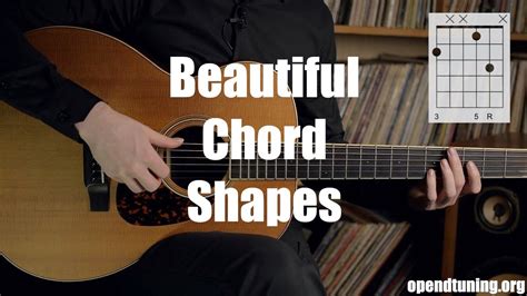 Great Chord Shapes In Open D Tuning Best Triads Youtube