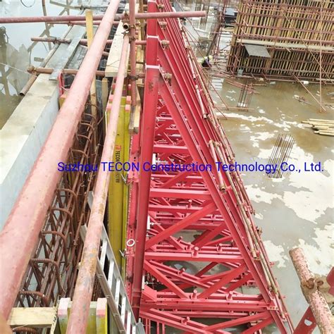 Tecon Single Side Wall Formwork For Retaining Wall Single Side