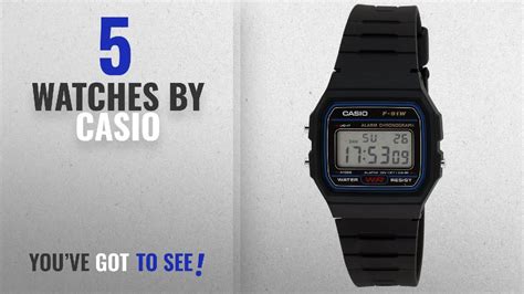 Top 10 Casio Watches [2018] Casio Vintage Series Digital Black Dial Men S Watch F 91w 1dg