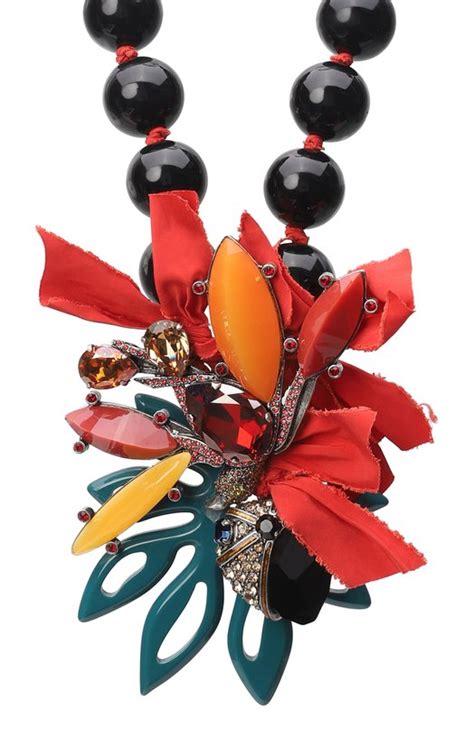 Колье Lanvin, цвет Разноцветный купить на ресейл-платформе TSUM Collect ...