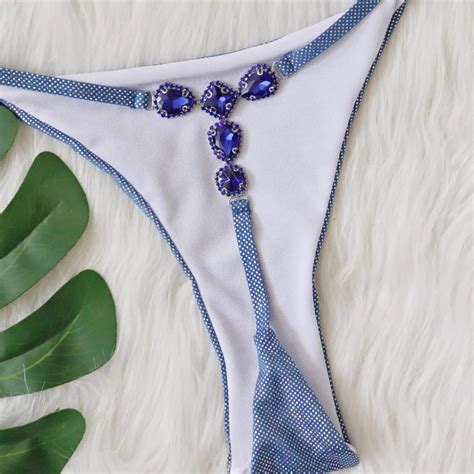 Wholesale Rhinestone Bikini Set Adult Luxury Fujian Manufacturer Sexy Crystal Diamond Micro