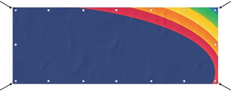 Rainbow Flag LGBTQ Gay Pride Design Large Personalised Banner Ft X Ft Partyrama