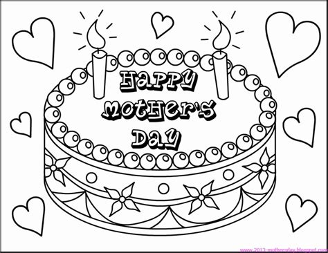 Happy Mother's Day Coloring Pages - Coloring Home