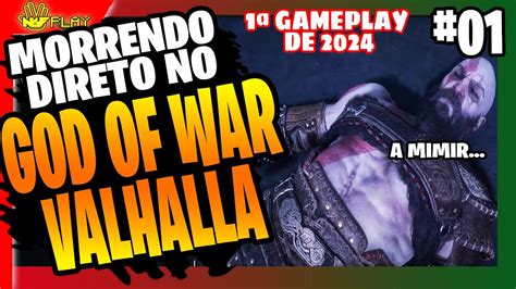 GOW Ragnarok VALHALLA até MORRER Bora Começar a DLC do KLEITÃO 1ª