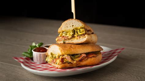 Spicy Bacon And Chilli Cheese Baguette Baguettes In London Polo Bar