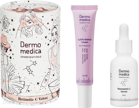 Dermokosmetyk Dermomedica Retinolic C Velvet Zestaw Tranexamic C Serum