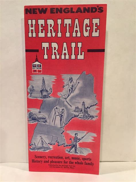 1840 New England Road Map