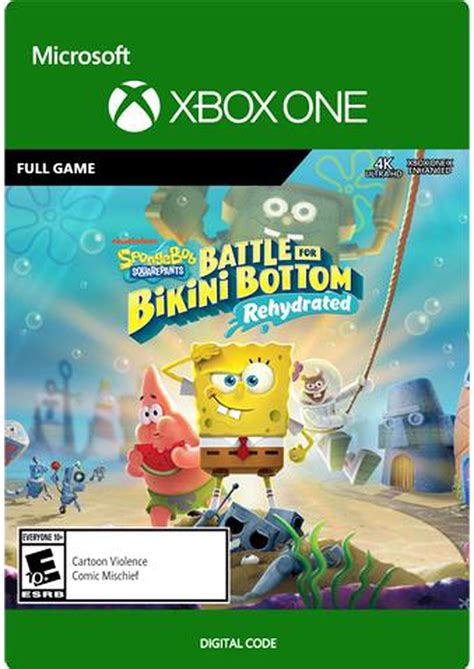 SpongeBob SquarePants Battle For Bikini Bottom Rehydrated Xbox One Digital Code Newegg
