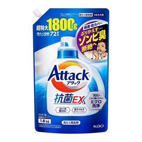 Характеристики KAO Гель для стирки белья Attack EX Multi-Action ВСЕ В ...