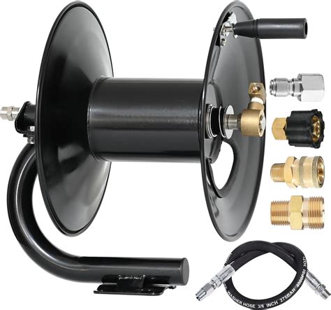 amazoncom yamatic pressure washer hose reel  ft  jumper hose
