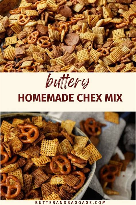 Bold Chex Mix Recipe Oven Baked Butter Baggage Recipe Chex Mix