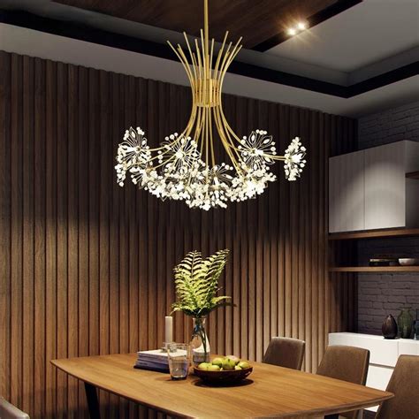 Acheter Fleurs Déco Luminaire Moderne LED Lustres Lumières Salon Salle ...