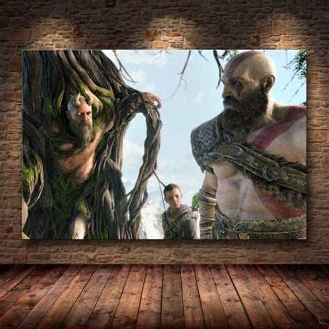 God Of War Print God Of War Poster God Of War Canvas Etsy