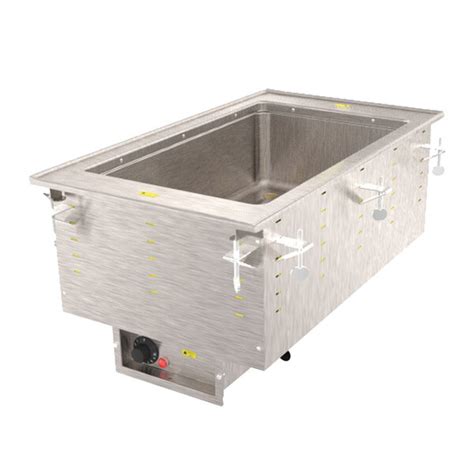 Vollrath 3646760 Modular Drop In One Compartment Hot Food Well With Infinite Controls Manifold