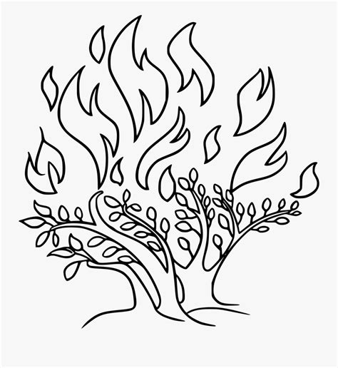 Moses Burning Bush Clipart , Free Transparent Clipart - ClipartKey