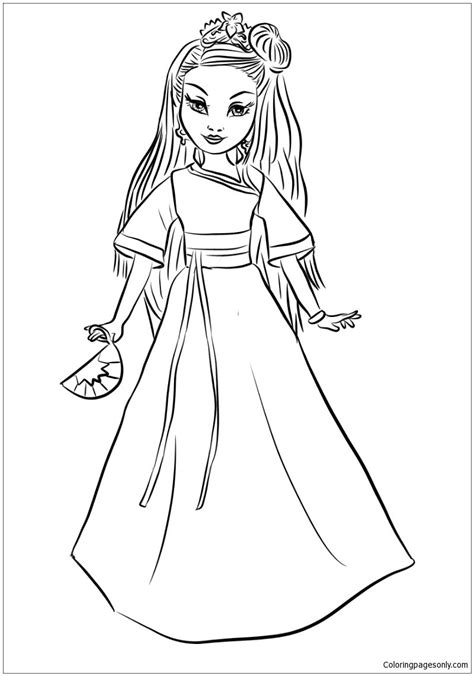 Disney Descendants Coloring Pages Printable at GetColorings.com | Free