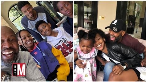 Meet Lucas Radebe And His Second Wife Thobela With Their Children