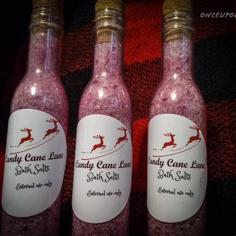 Peppermint Bath Salts Etsy