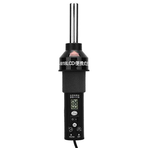 V W LCD Adjustable Electronic Heat Hot Air Gun Desoldering Soldering Station IC SMD BGA