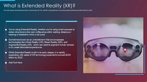 Vr And Ar It What Is Extended Reality Xr Ppt Infographic Template